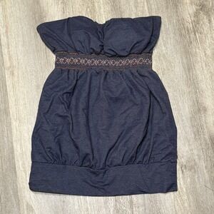 Summer halter fitted and flare‎ tube tank top size large